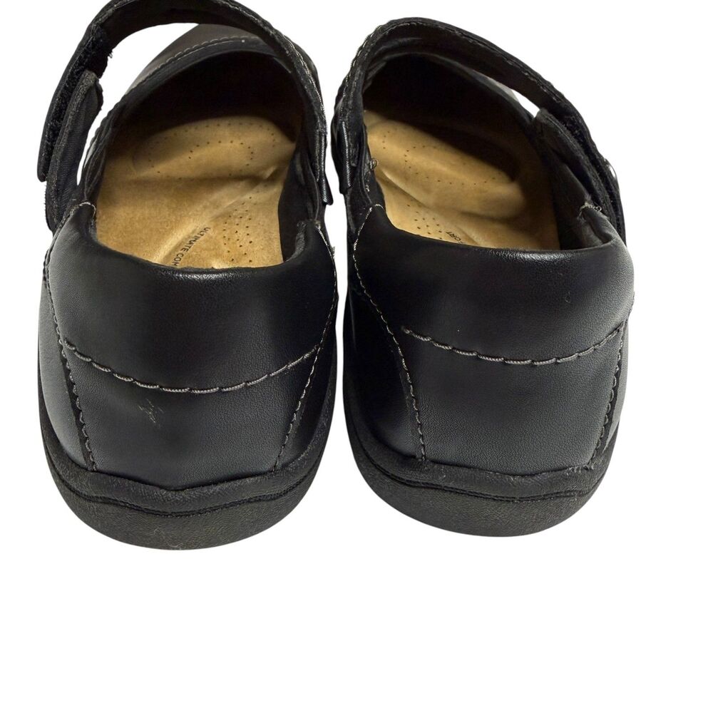 Clarks Collection Bryianne Janey Leather Flat Mary Jane Shoe Black 9 NWOT - Picture 7 of 10